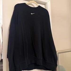 Nike Black Crewneck with Logo